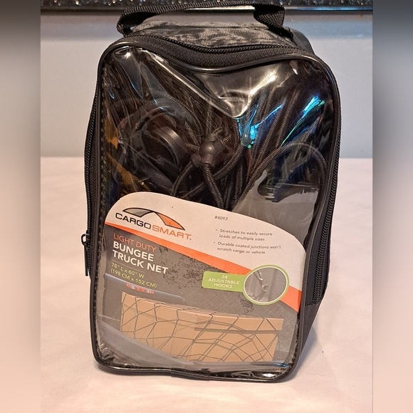 Cargo Smart Bungee Truck Net Black Model #4093 78" L X 60" W NEW! - Picture 1 of 6